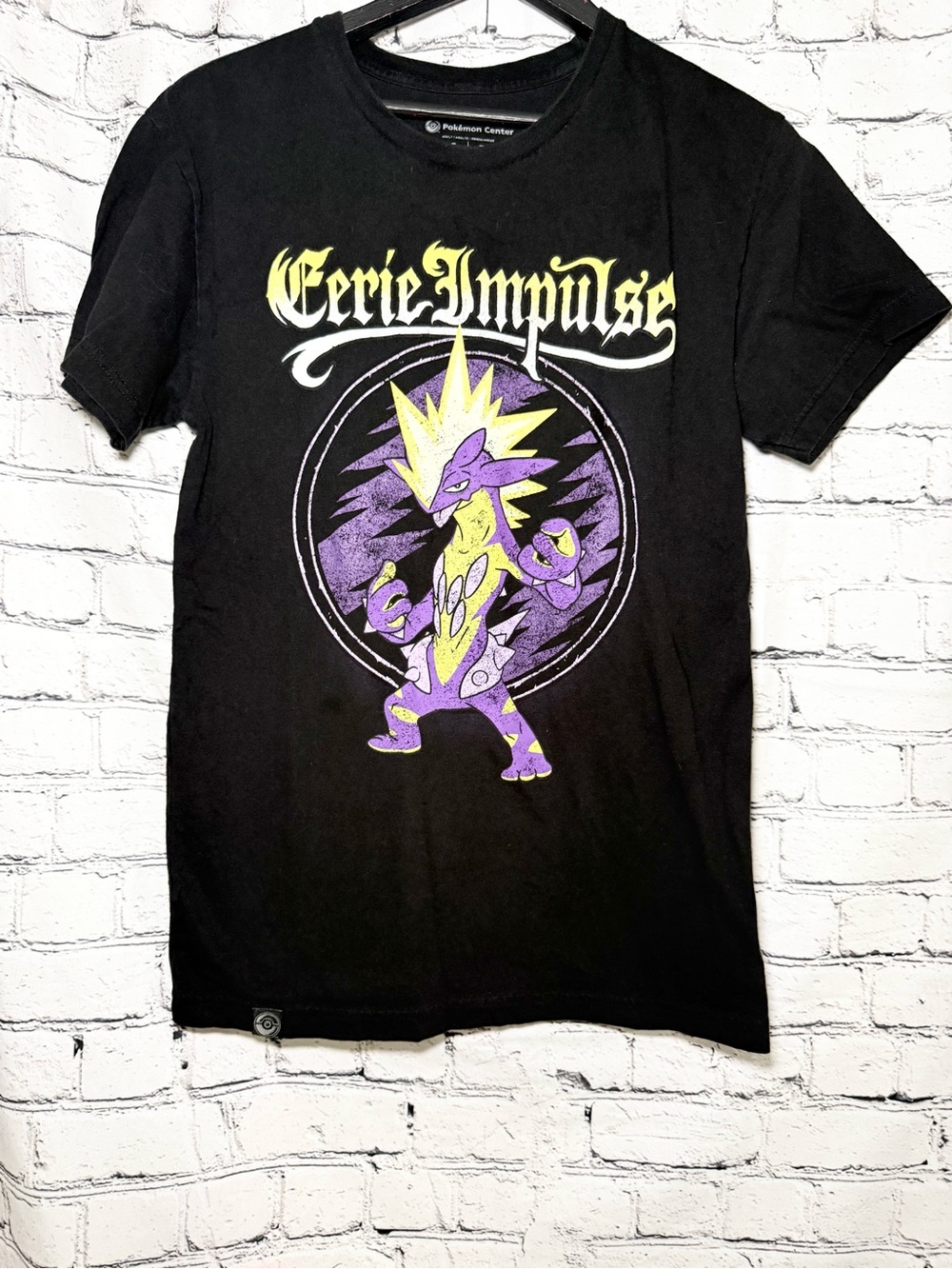 Pokémon. Black graphic tee. Size S